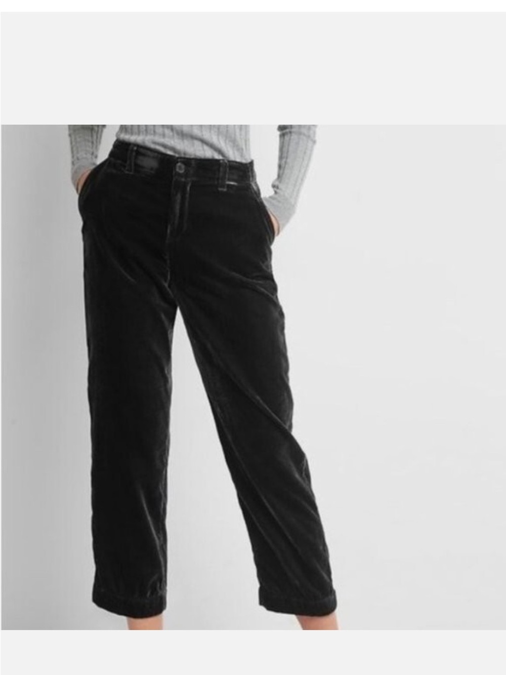 Smokey Blueish Gap Women’s Velvet Pants